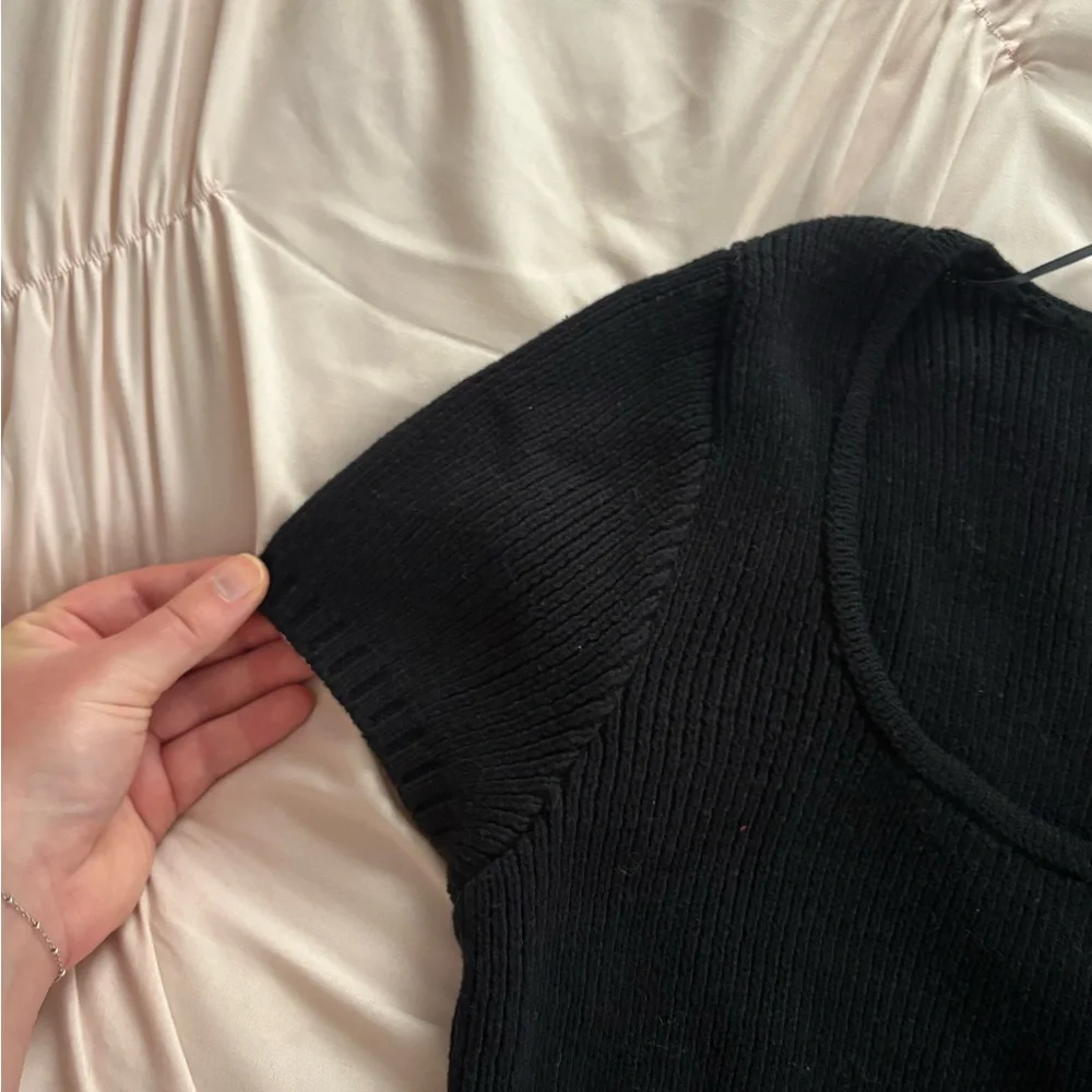 NWT PacSun Black Sweater Shirt - Picture 5 of 6